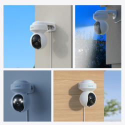 Reolink | 4K Smart WiFi Camera with Auto Tracking | E Series E560 | PTZ | 8 MP | 2.8-8mm | IP65 | H.265 | Micro SD, Max. 512 GB