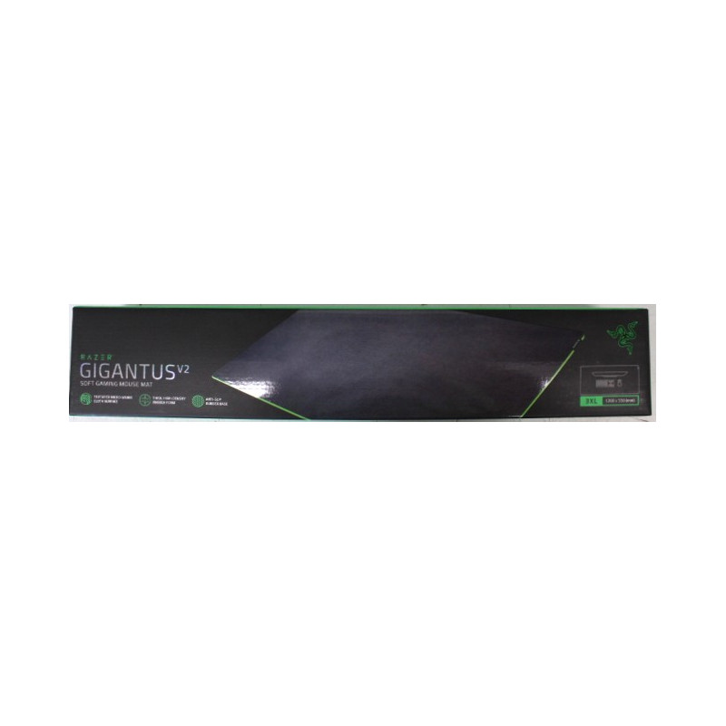 SALE OUT. | Razer | Rubber foam | Gigantus V2 Soft, 3XL | Gaming mouse pad | Black | USED AND DIRTY