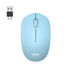 PORT CONNECT Mouse | Collection II | Wireless | 2.4 GHz | Pastel Blue
