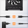 AXAGON ADSA-M2C44 USB4 docking station for 4x M.2 NVMe SSDs with disk cloning function without a PC