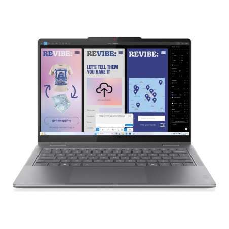 Lenovo | Yoga 7 2-in-1 14ILL10 Intel | Luna Grey | 14 " | OLED | Touchscreen | WUXGA | 1920 x 1200 pixels | Intel Core Ultra 7 |