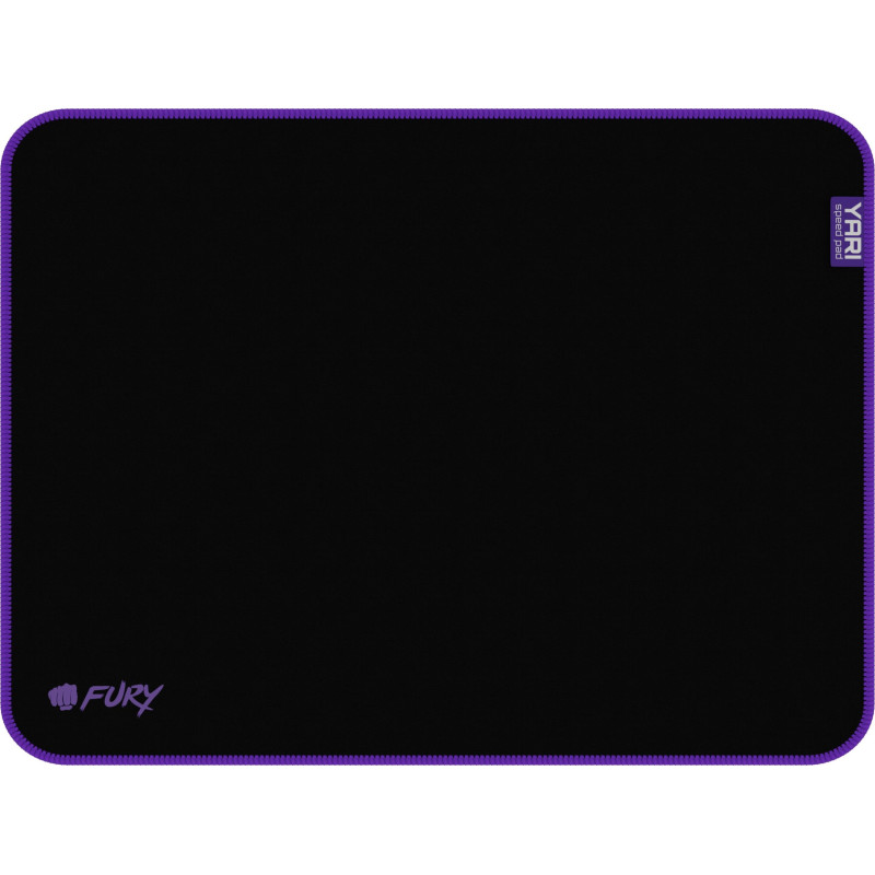 Fury Yari Speed L | Mouse pad | 300 x 400 mm | Black/Purple