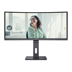 AOC | CU34P3CV | 34 " | VA | 21:9 | 100 Hz | 4 ms | 3440 x 1440 pixels | HDMI ports quantity 1