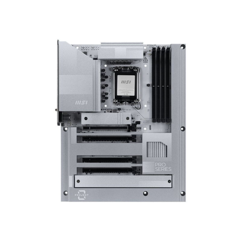 MSI PRO Z890-S WIFI PZ | Processor family Intel | Processor socket LGA1851 | DDR5 | Supported hard disk drive interfaces SATA, M