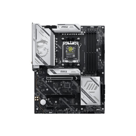 MSI MAG X870E GAMING MAX WIFI | Processor family AMD | Processor socket AM5 | DDR5 | Supported hard disk drive interfaces SATA, 