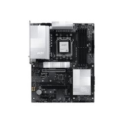 MSI PRO X870E-S EVO WIFI | Processor family AMD | Processor socket AM5 | DDR5 | Supported hard disk drive interfaces SATA, M.2 |