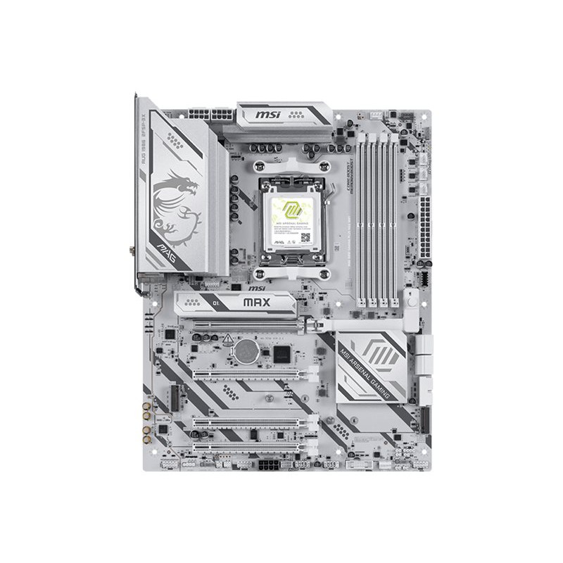 MSI MAG B850 GAMING PLUS MAX WIFI | Processor family AMD | Processor socket AM5 | DDR5 | Supported hard disk drive interfaces SA