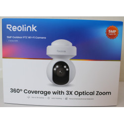 SALE OUT. Reolink E Series E540 Smart 5MP PTZ WiFi Camera with Motion Spotlights, White | Reolink | Smart WiFi Camera with Motio