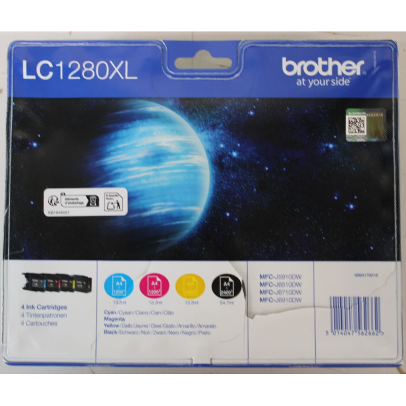 SALE OUT. Brother LC1280XL Multipack Ink Cartridge C/M/Y/BK | Brother Multipack | LC1280XL | Ink Cartridge | Magenta, Cyan, Yell