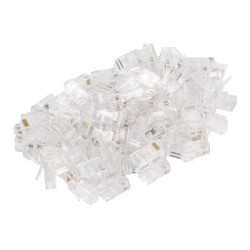 Lanberg Plug RJ45 CAT.5E UTP plug 8P8C, 100 pcs | PLU-5000 | Transparent
