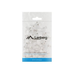 Lanberg Plug RJ45 CAT.5E UTP plug 8P8C, 100 pcs | PLU-5000 | Transparent