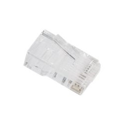 Lanberg Plug RJ45 CAT.5E UTP plug 8P8C, 100 pcs | PLU-5000 | Transparent
