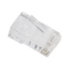 Lanberg Plug RJ45 CAT.5E UTP plug 8P8C, 100 pcs | PLU-5000 | Transparent