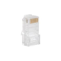Lanberg Plug RJ45 CAT.5E UTP plug 8P8C, 100 pcs | PLU-5000 | Transparent