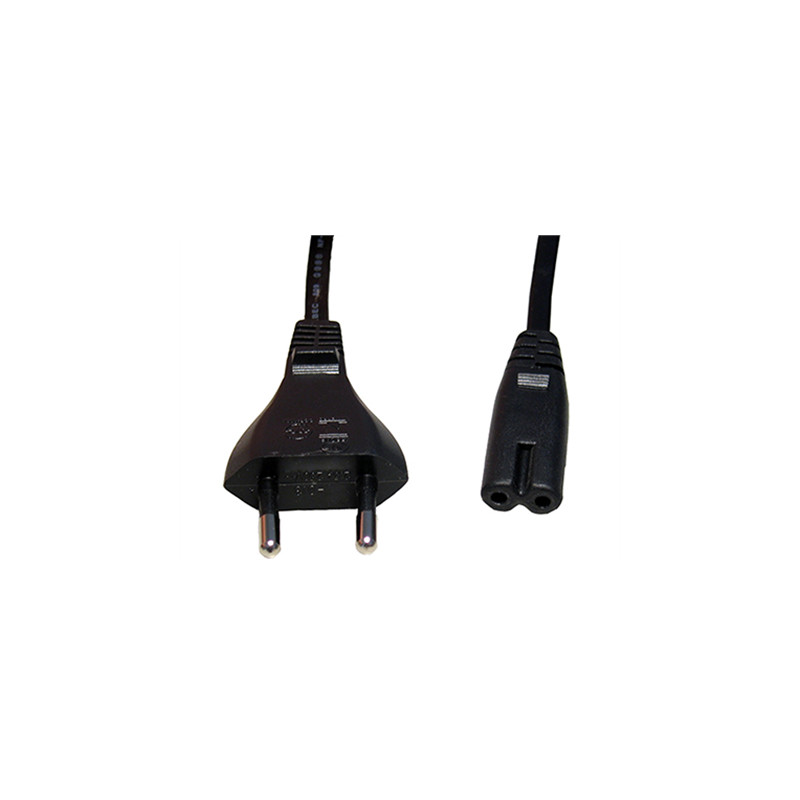 Cablexpert | Power cord (C7), VDE approved | Black | CEE 7/16 to C7