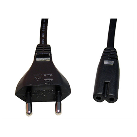 Cablexpert | Power cord (C7), VDE approved | Black | CEE 7/16 to C7