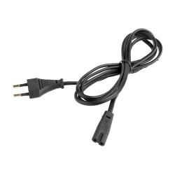 Cablexpert | Power cord (C7), VDE approved | Black | CEE 7/16 to C7
