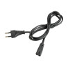 Cablexpert | Power cord (C7), VDE approved | Black | CEE 7/16 to C7