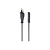 Cablexpert | Power cord (C7), VDE approved | Black | CEE 7/16 to C7