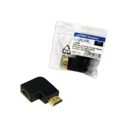 Logilink | HDMI Adapter, AM to AF in 90 degree flat angled | AH0008