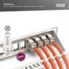 Digitus | Keystone Module | CAT 6A | 14.5 x 34.5 x 21.0 mm