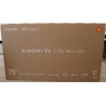 SALE OUT. Xiaomi TV S Pro Mini LED 75 2026 4K UHD (3840 x 2160) | Xiaomi TV S Pro Mini LED 75 2026 | 75" | Smart TV | Google TV 