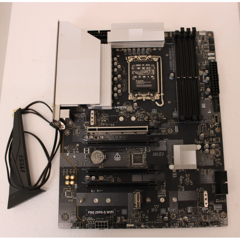 SALE OUT. MSI USED, REFURBISHED, WITHOUT ACCESSORIES, ONLY BACKPANEL INCLUDED