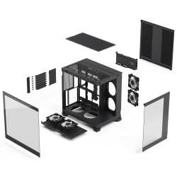 Fractal Design Case | Pop 2 Vision | Black RGB | Mid-Tower