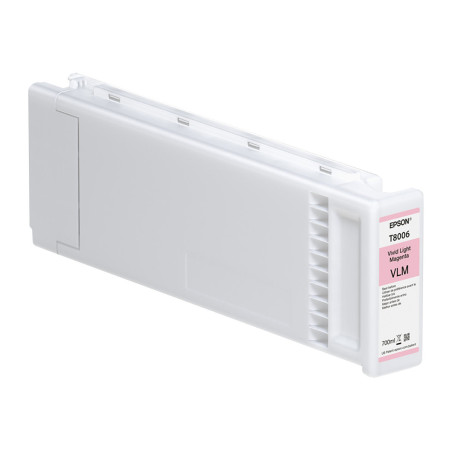 Epson Singlepack Vivid Light Magenta T80060N UltraChrome PRO 700ml | Epson C13T80060N | Epson T8006 - vivid light magenta - orig