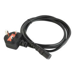 Gembird PC-187 UK power cord (C13), 5 A, 6 ft