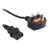 Gembird PC-187 UK power cord (C13), 5 A, 6 ft