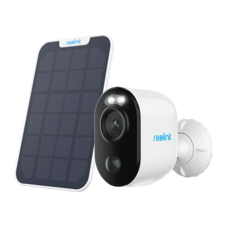 Reolink | Wireless Solar & Battery Powered Security Camera with Smart Detection, 3W | Argus Series B310 with Solar Panel | Bulle
