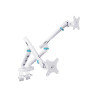 Digitus Desk Mount | Tilt, rotation, pivot | Dual design monitor mount, 2x 35", 2x 10 kg | 35 " | Maximum weight (capacity) 20 k