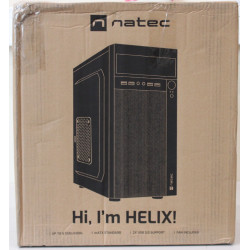 SALE OUT. | Natec | PC Case | Helix Matx | Black | Mini Tower | DAMAGED PACKAGING