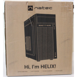 SALE OUT. | Natec | PC Case | Helix Matx | Black | Mini Tower | DAMAGED PACKAGING