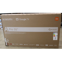 SALE OUT. Xiaomi QLED TV A Pro 2026 55'' | Xiaomi QLED TV A Pro 2026 | 55 | Smart TV | Google TV | 4K UHD | DAMAGED PACKAGING