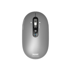 PORT CONNECT Mouse | PURE MAC | Wireless | Bluetooth | Gris clair
