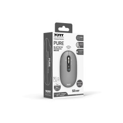 PORT CONNECT Mouse | PURE MAC | Wireless | Bluetooth | Gris clair