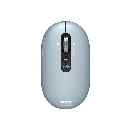 PORT CONNECT Mouse | PURE MAC | Wireless | Bluetooth | Pastel Blue