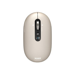 PORT CONNECT Mouse | PURE MAC | Wireless | Bluetooth | Beige Perle