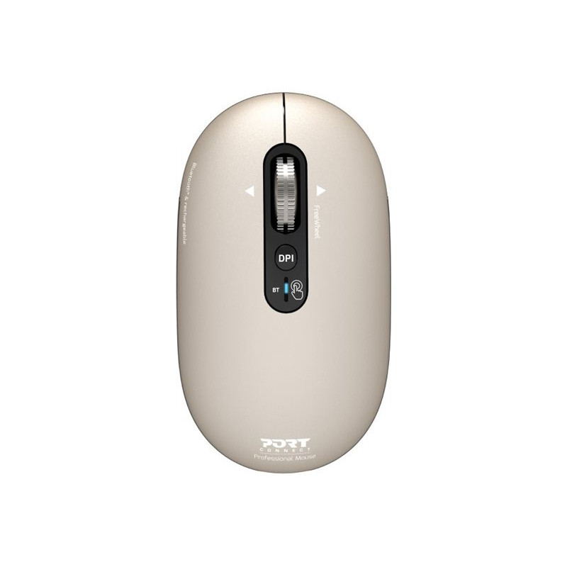 PORT CONNECT Mouse | PURE MAC | Wireless | Bluetooth | Beige Perle