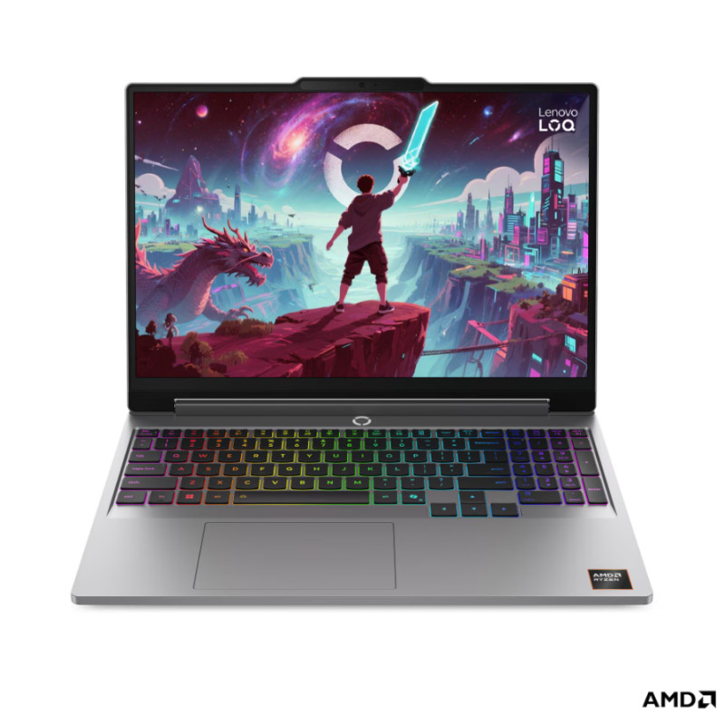 Lenovo LOQ 15AHP11 AMD | Luna Grey | 15.3 " | IPS | WUXGA | 1920 x 1200 pixels | Anti-glare | AMD Ryzen 7 | 250 | 16 GB | SODIMM