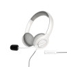 Energy Sistem Headset Office 3 White (USB and 3.5 mm plug, volume and mute control, retractable boom mic) | Energy Sistem | Wire