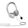 Energy Sistem Headset Office 3 White (USB and 3.5 mm plug, volume and mute control, retractable boom mic) | Energy Sistem | Wire