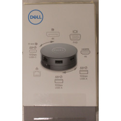 SALE OUT. Dell USB-C Mobile Adapter | Adapter DA310 USB-C | DAMAGED PACKAGING, DEMO