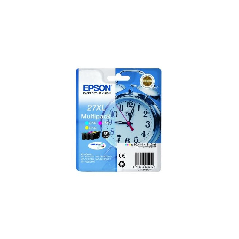 Epson Cartridge Multipack | T2715 | Ink Cartridge | Cyan, Magenta, Yellow