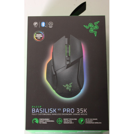 SALE OUT. Razer Basilisk V3 Pro 35K Gaming Mouse, Wireless, Black | Razer Gaming Mouse | Basilisk V3 Pro 35K | Optical mouse | W