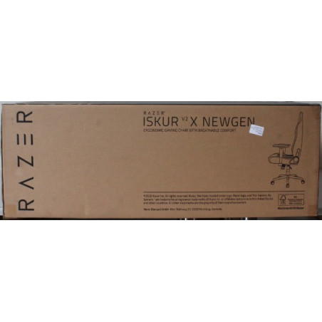 SALE OUT. | Razer Iskur V2 X NewGen | Gaming Chair | Black/Green | DAMAGED PACKAGING, ITEM SCRATCHED, DIRTY PARTS | 36 month(s)