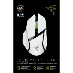Razer Gaming Mouse | Basilisk V3 X HyperSpeed | Wireless | Bluetooth | White