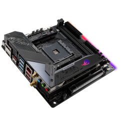 Asus ROG STRIX X570-I GAMING | Processor family AMD | Processor socket AM4 | DDR4 | Supported hard disk drive interfaces SATA, M